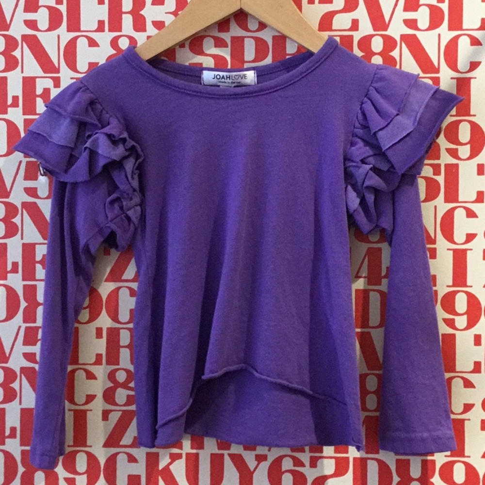 Joah Love Ruffle Sleeve Top, NEW WITH TAGS!